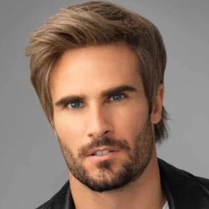 Men's Lace Front Monofilament Synthetic Wig