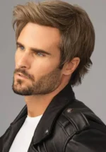Men's Lace Front Monofilament Synthetic Wig