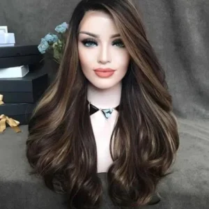 Loco Cocoa Wavy Balayage Wig